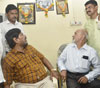 Mos Ramdas Athwale visited Dr. Babasaheb Ambedkar home in B.I.T. Parel. Mos Ramdas Athwale visited Dr. Babasaheb Ambedkar home in B.I.T. Parel.