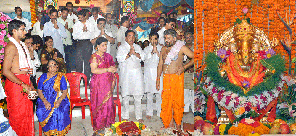 REVENUE MINISTER NARAYAN RANE AT KOKAN KANKAVLI.