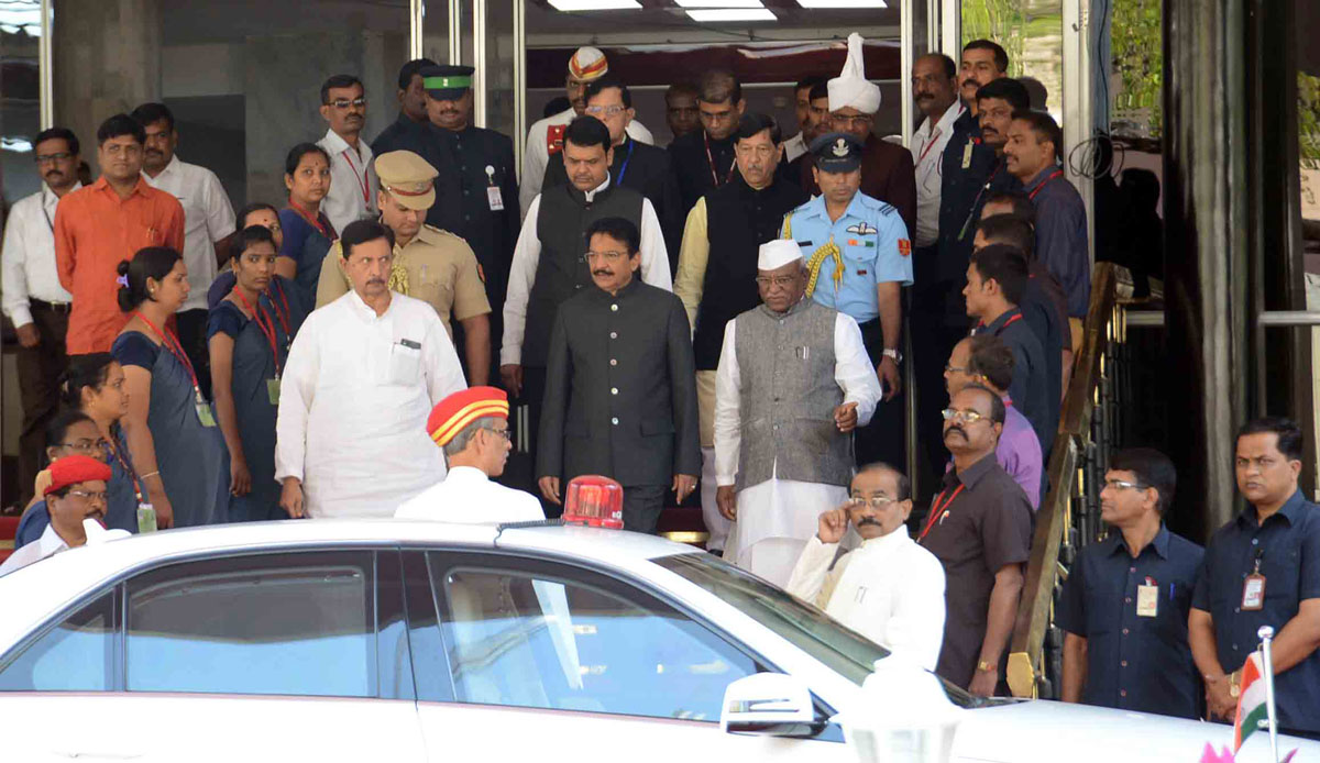 1st Day "Budget Session 2016" at VIdhan Bhavan in Mumbai.