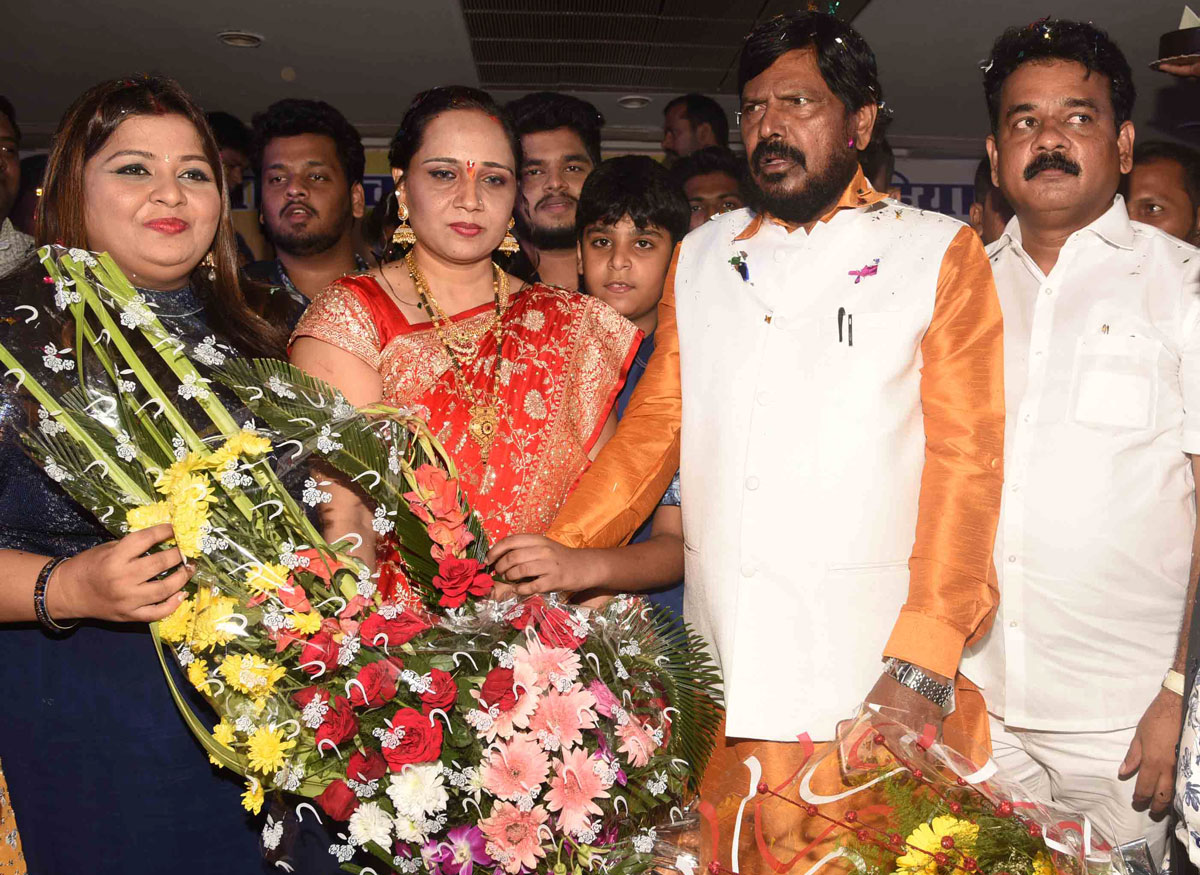 RPI Leader, Social Justice & Empowerment  MoS Ramdas Athawale at MIG Club.