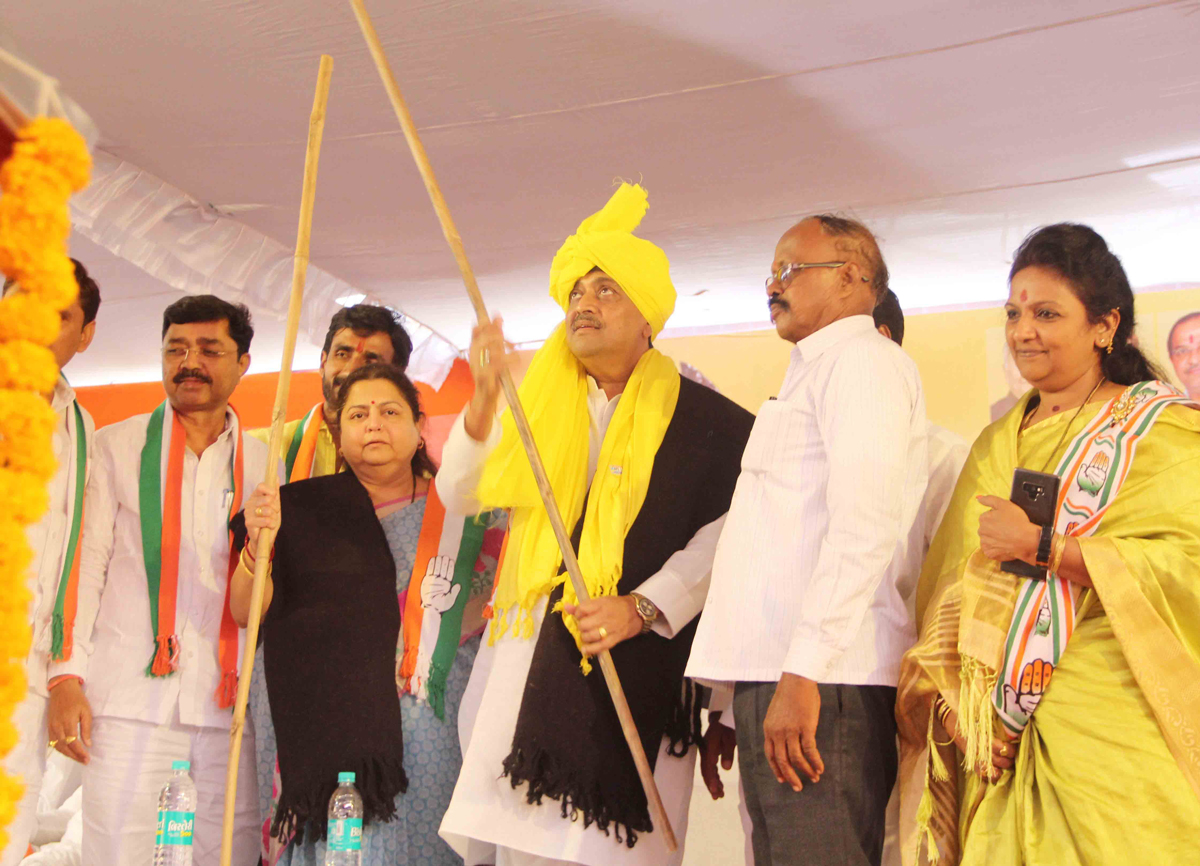 3rd Phase #JanSangharshYatra @Bhokar-Mondha-Hadgaon in Nanded District .