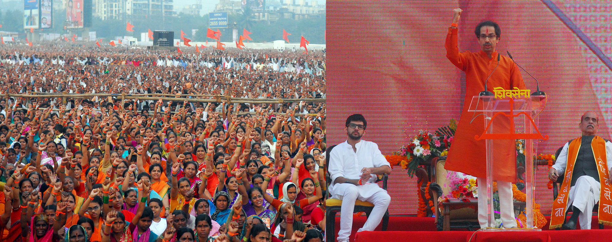 Shivsena " Pratidnya Din" Rally in Mumbai at Somaiya Ground.