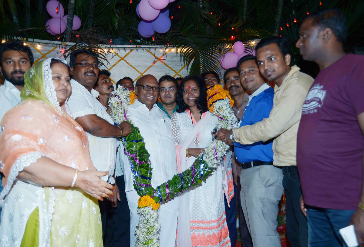 Minister Varsha Gaikwad Birthday Celebration in Mumbai.