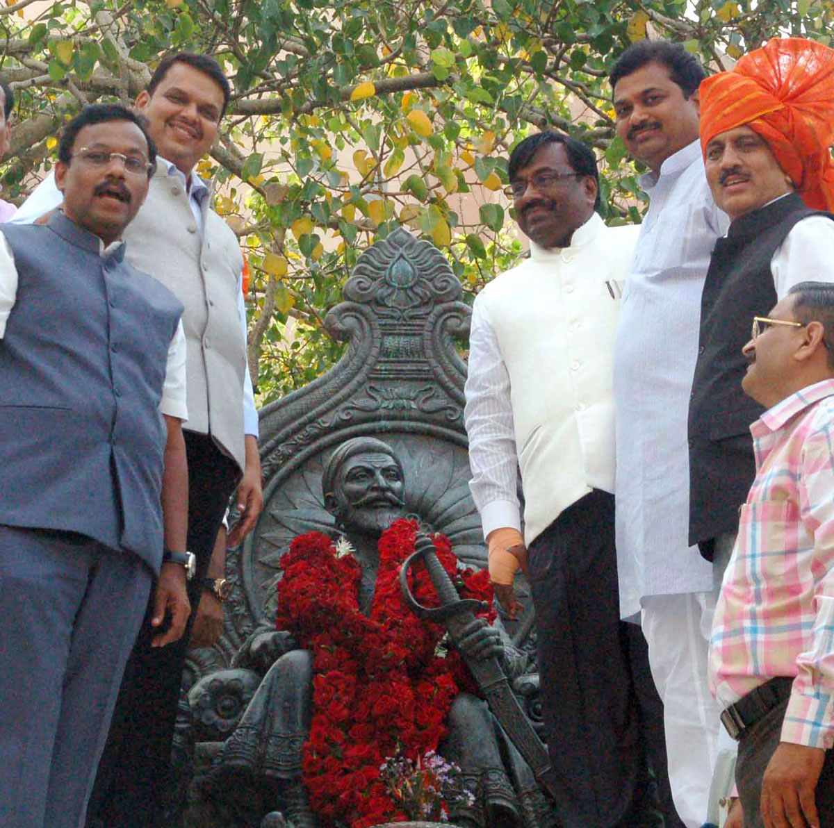 BJP MLA's at Vidhan Bhavan.