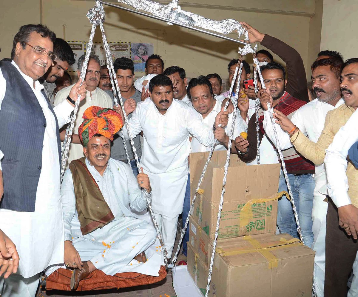 Mumbai Congress President Sanjay Nirupam Birthday Celebration.in Mumbai.