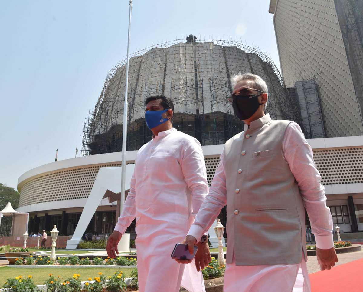 5th Day Maharashtra Assembly's Budget Session 2021 at Vidhan Bhavan Mumbai.