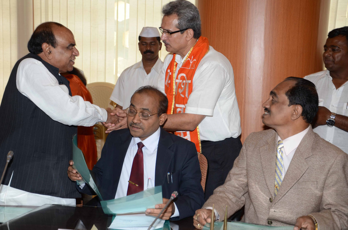 NCP & SHIV SENA WINNER CANDIDATES AT VIDHAN BHAVAN.