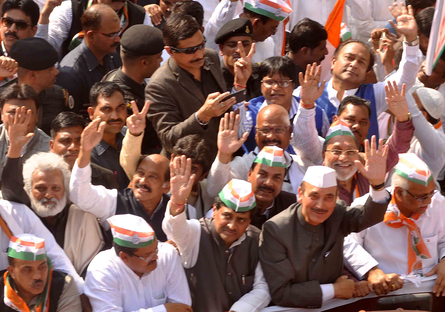 Congress-NCP "Hall Bol Protest Assembly Winter Session at Nagpur.