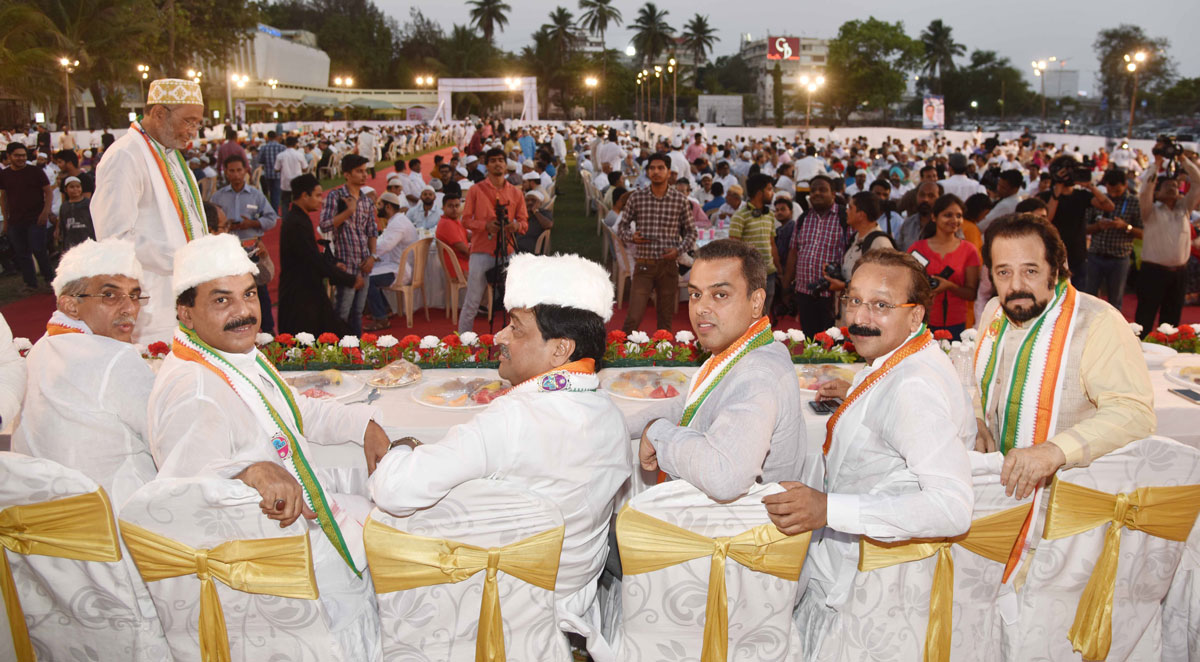 Mumbai Congress Ramzan Roza Iftaar Party at Islam Gymkhana Marine Drive Mumbai.
