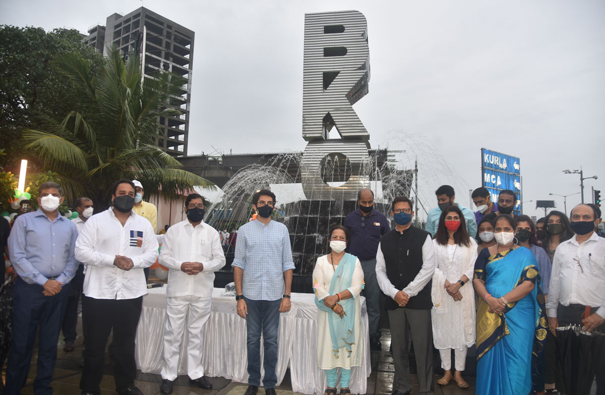 Inauguration of Beautification at BKC Bandra by Hands of Minister Aditya Thackarey.