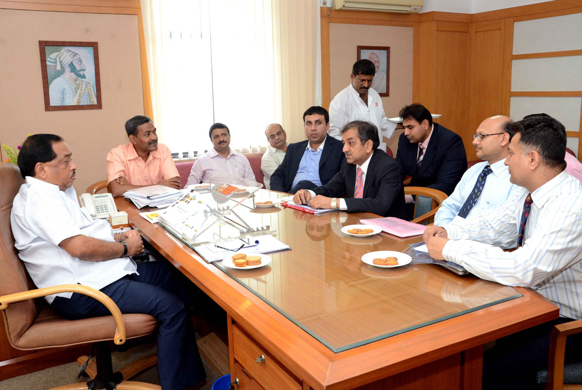 MINISTER NARAYANRAO RANE AT MANTRALAYA.