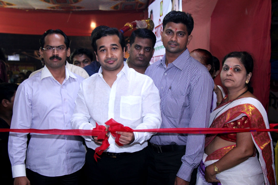 SWABHIMAN SANGHATANA PRESIDENT NITESH NARAYANRAO RANE INAUGURATES PUBLIC RELATION OFFICE AT CURRY ROAD.
