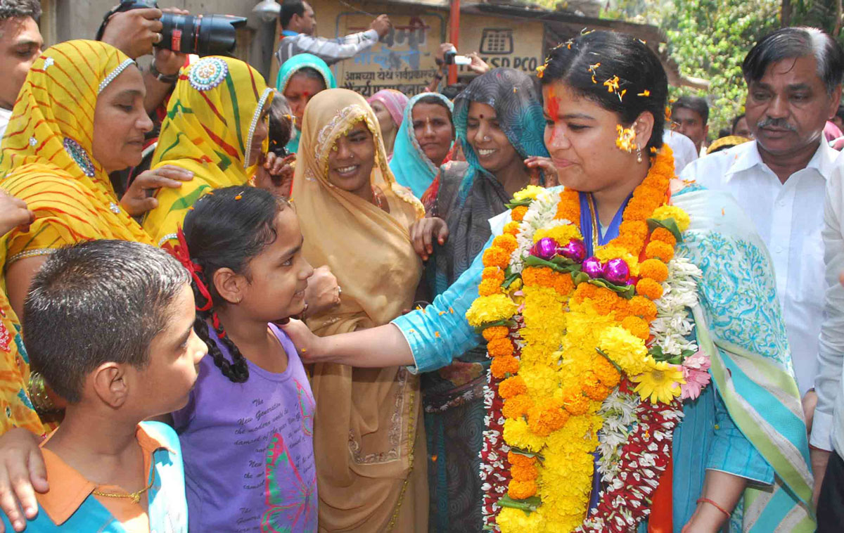 Mahayuti MP.Candidate Poonam Mahajan Rao Election Campaign at Kurla.