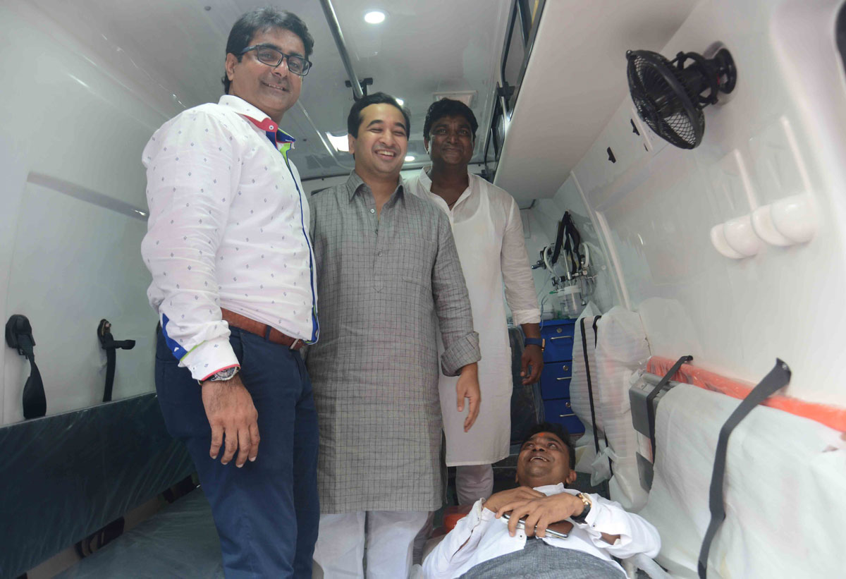Swabhimaan Sanghtana President Nitesh Narayanrao Rane Birthday Celebration in Mumbai.