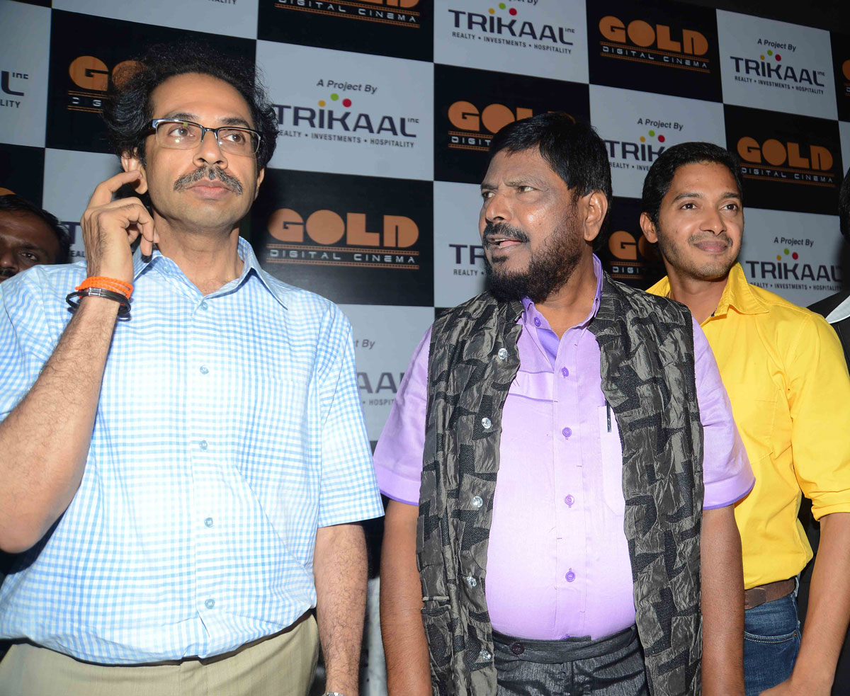 Shivsena President Uddhav Thakarey,RPI Leader MP.Ramdas Athavale & Cine Star Shreyas Talpade to Inaugurate Marathi Cinema Theatre Hindmata at Parel.