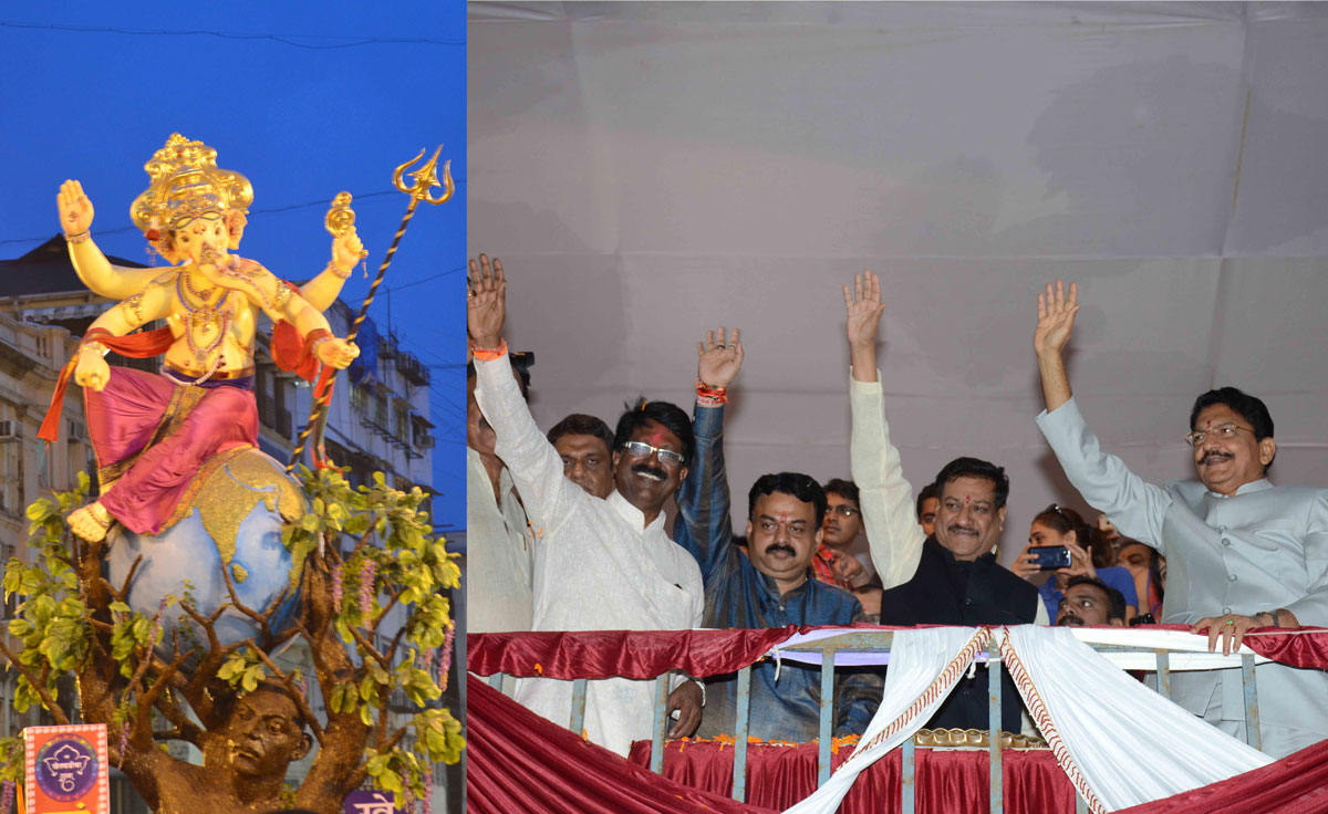 Ganpati Bappa Visharjan at Girgaon Chowpatty.