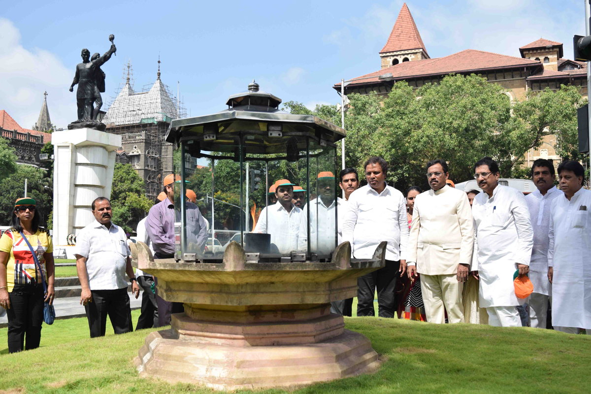 55th Anniversary of Maharashtra Day & International Worker's Day Celebration in Mumbai.