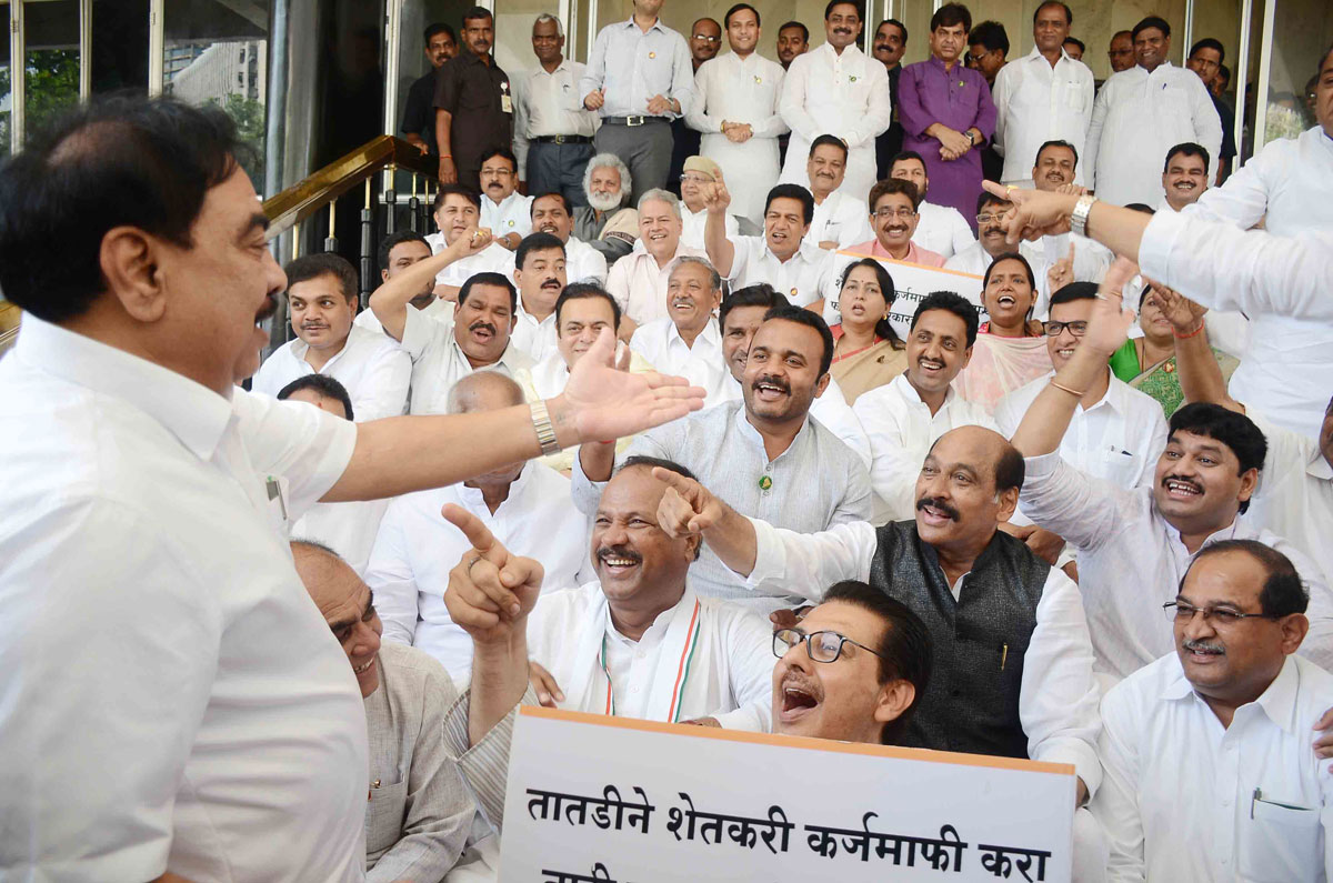 2nd Day Monsoon Assembly Session at Vidhan Bhavan in Mumbai.