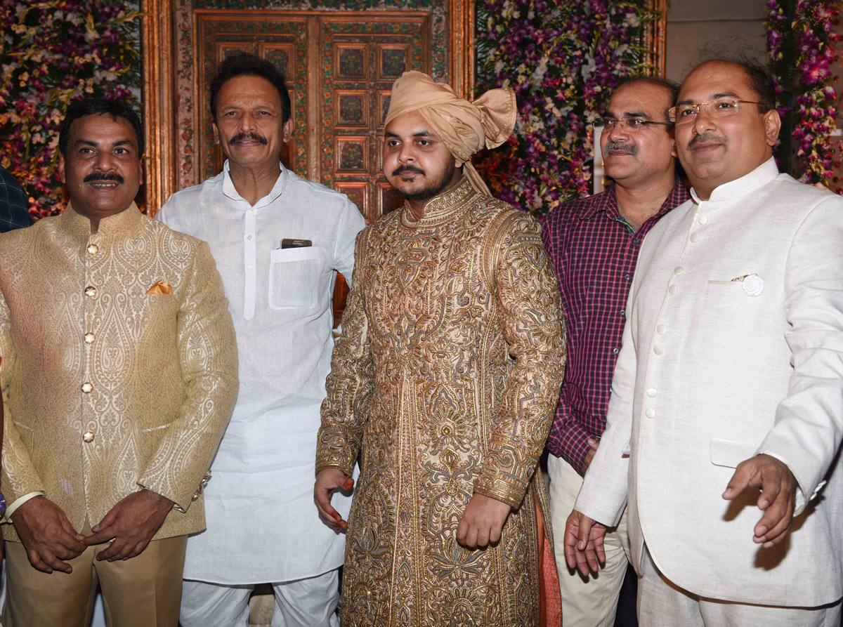 MLA & Former Cabinet Minister Mohd.Arif Naseem Khan Son Mohd. Aamir Khan Weds Sahab Malika Reception Ceremony at Bandra BKC.