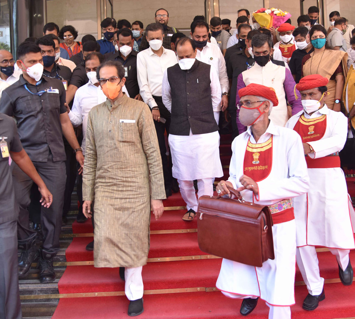 Budget Session Day & Women's Day Maharashtra Assembly's Budget Session 2021 at Vidhan Bhavan Mumbai.