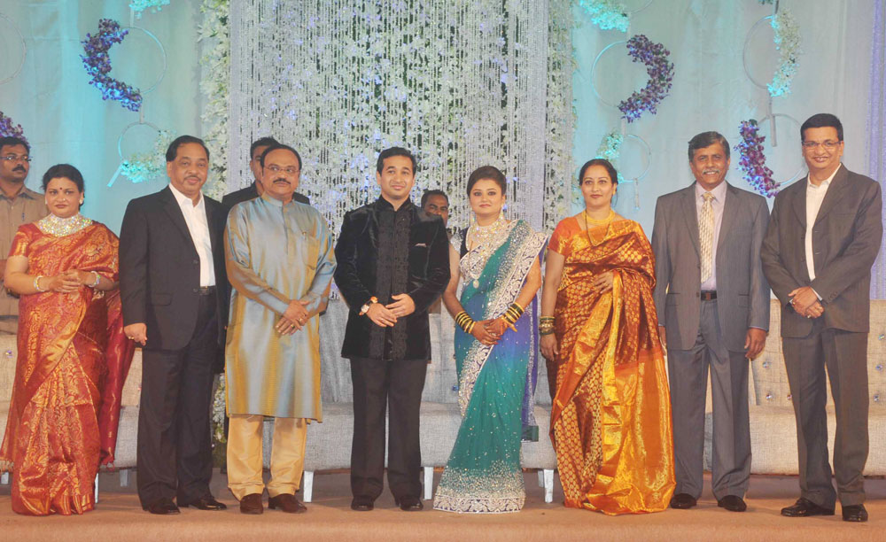 RECEPTION CEREMONY OF NITESH & RUTUJA RANE IN MUMBAI.