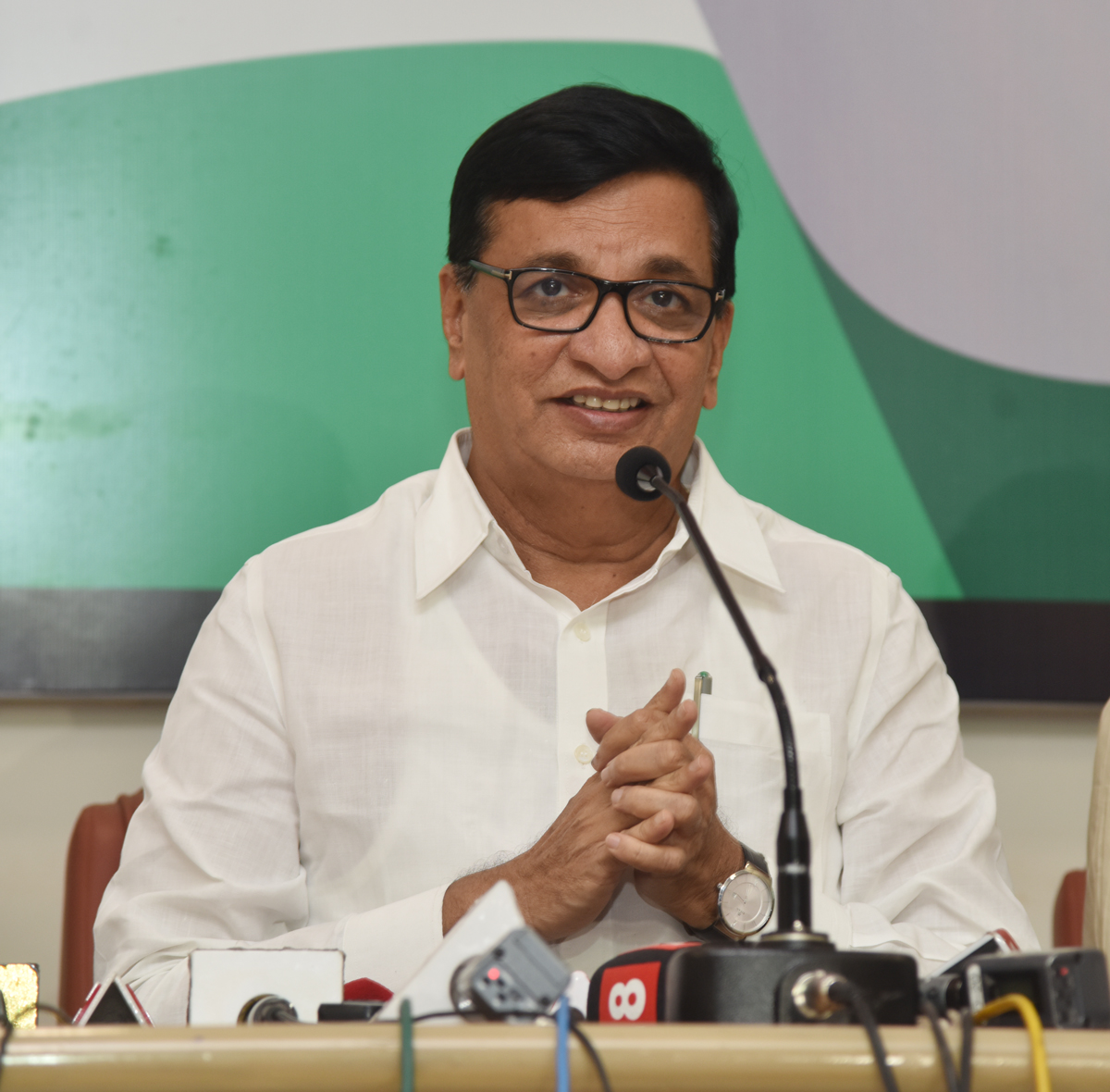 MPCC President & Ministet Balasaheb Thorat Press Conference at Gandhi Bhavan Tanna House.