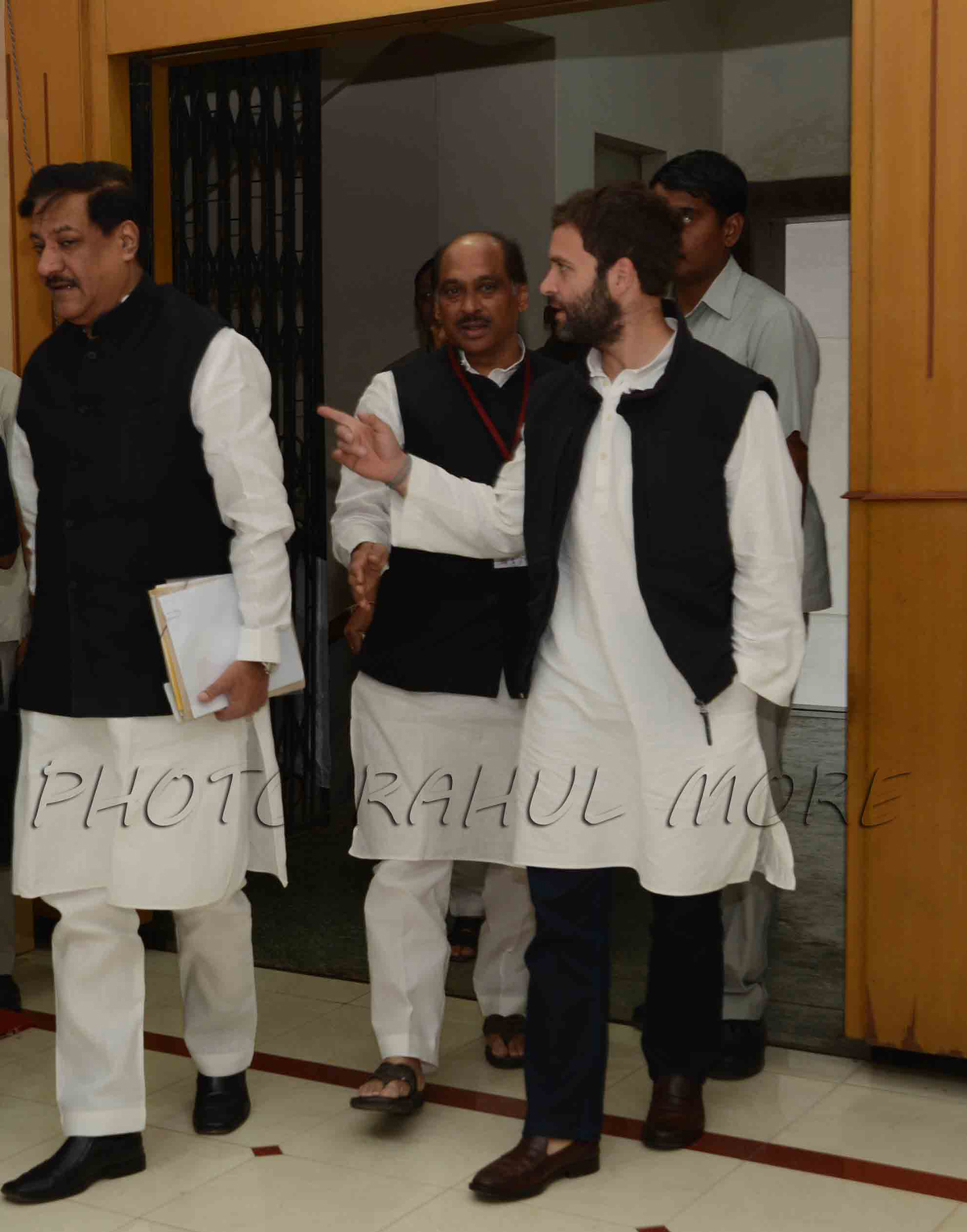 CONGRESS VICE PRESIDENT & YOUTH LEADER RAHUL GANDHI IN MUMBAI AT TILAK BHAVAN DADAR.