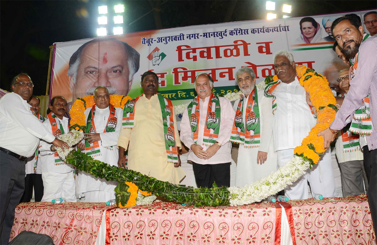 DIWALI & EID MILAN ON OCCASION M.P.& EX.UNION MINISTER GURUDA KAMAT AT CHEMBUR.