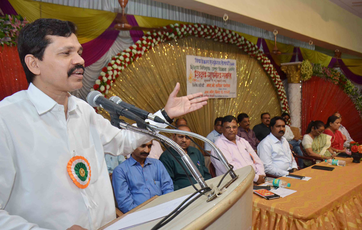 MLC Kapil Patil Programme at Vikroli High School.