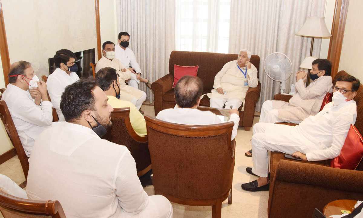 Newly Appointed in-charge of Maharashtra Pradesh Congress Committee Shri.H. K.Patil's warm Welcome in Maharashtra.