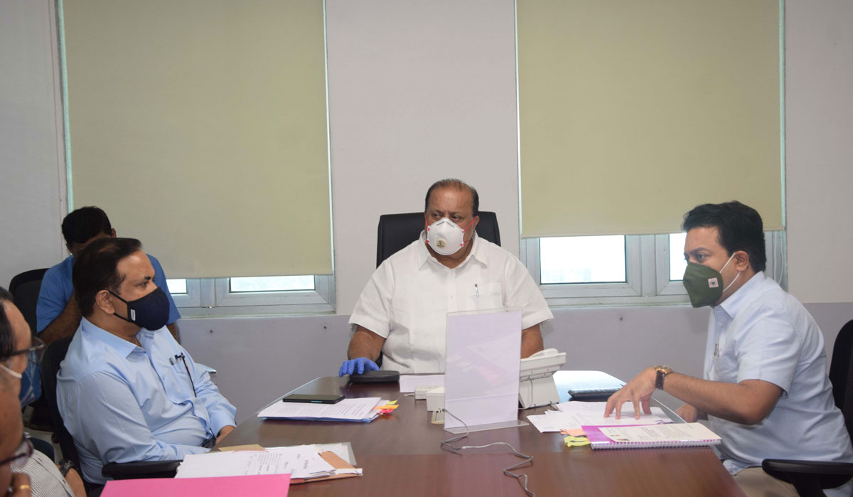 Minister Hasan Musharif & Minister Amit Deshmukh Meeting at Mantralaya.