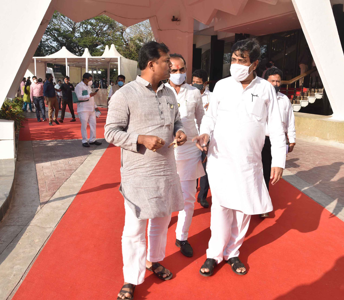 2nd Day Maharashtra Assembly's Budget Session 2021 at Vidhan Bhavan Mumbai.