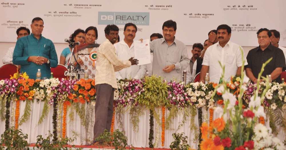 CM.ASHOK CHAVAN AT MAHUL GAON