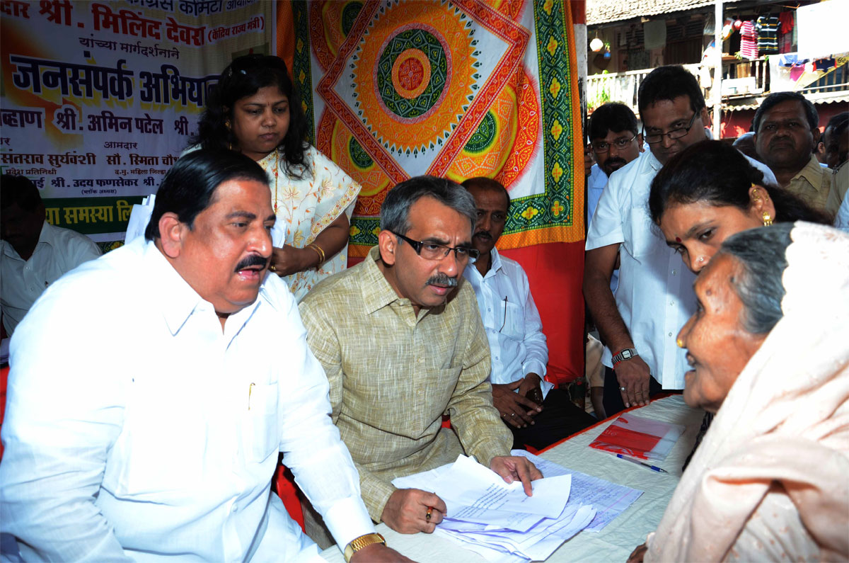 SOUTH MUMBAI CONGRESS JANSAMPARK ABHIYAN AT SEWREE.