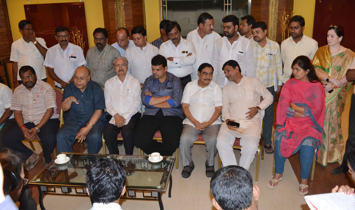 Mahayuti Leader Meets at Mahila Bhavan Nariman Point
