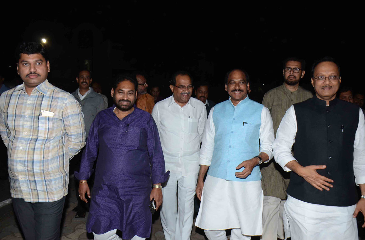 Congress NCP Leaders Meeting at Nagpur During Assembly Winter Session.