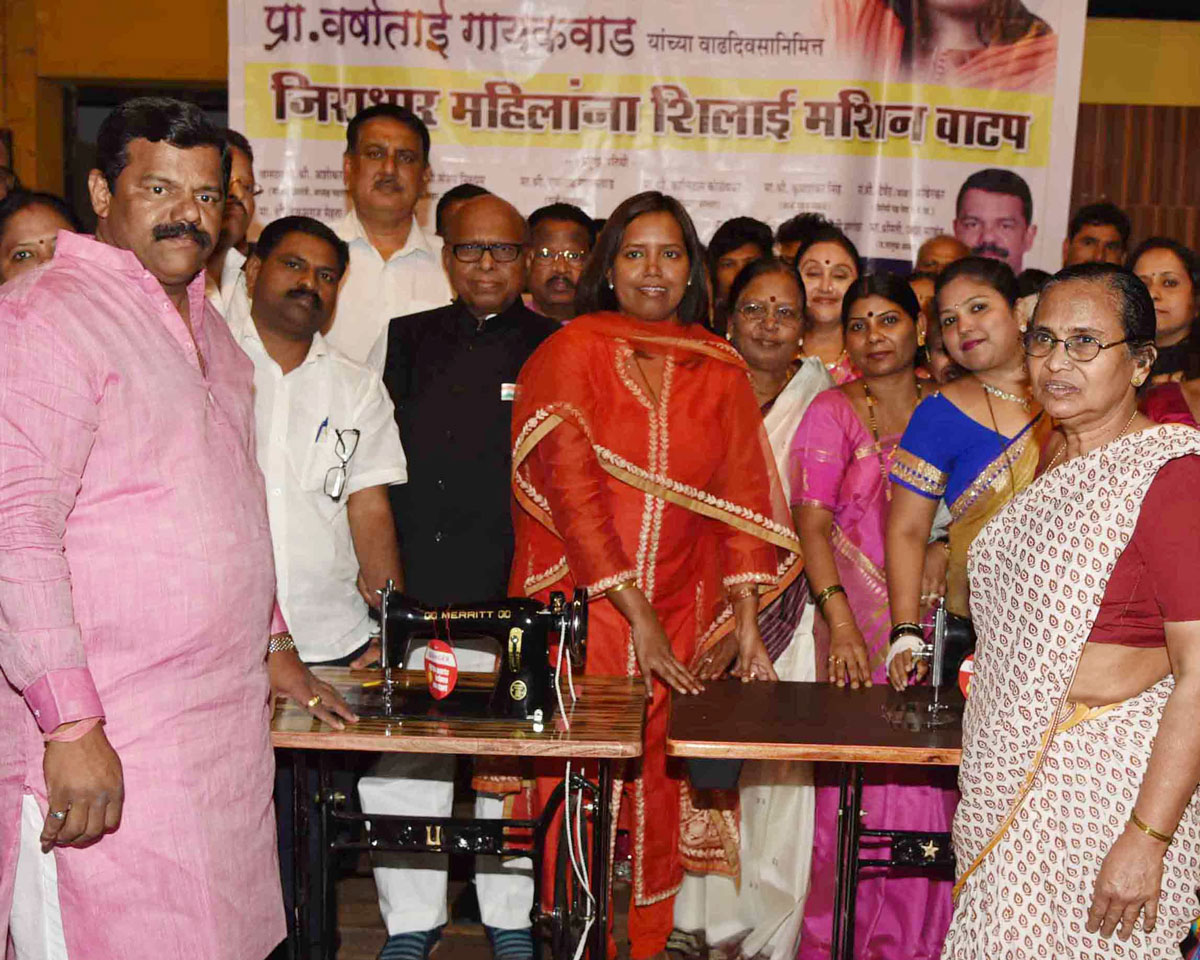 MLA Varshatai Gaikwad Birthday Celebration at Dadar Shivaji Mandir.