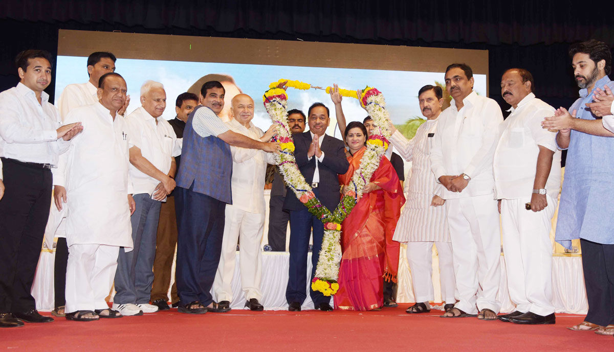 Congress Party Senior Leader Ex.Chief Minister & MLA Narayanrao Rane 65th Birthday Celebration in Mumbai.