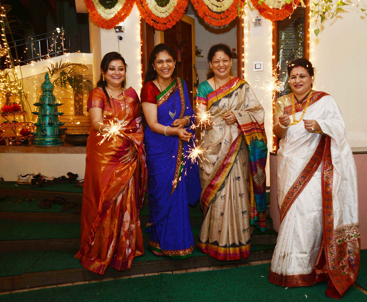 DIWALI CELEBRATION AT MIN.NARAYAN RANE SWANAND BUNGLOW BANDRA.