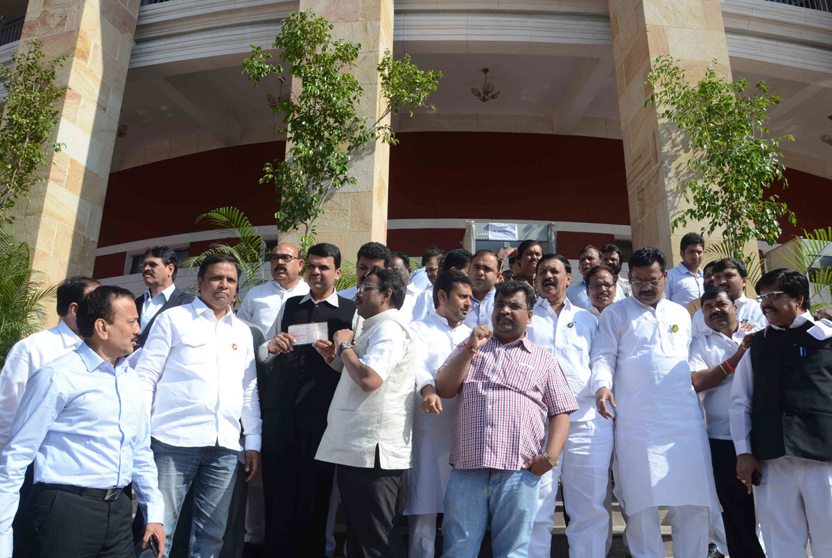 2nd Day Winter Session at Nagpur Vidhan Bhavan.