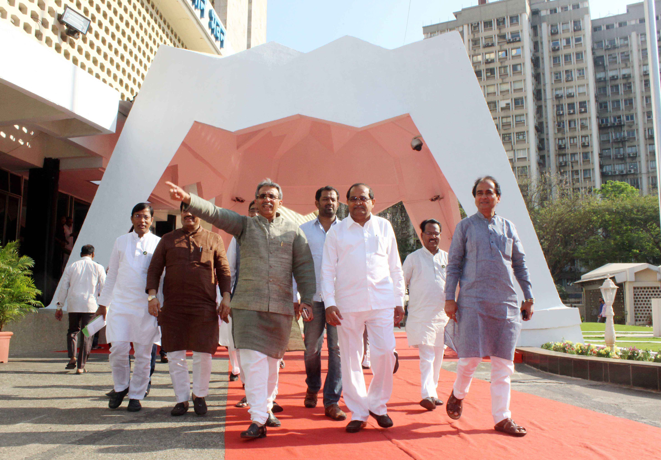 4th Day "Budget Session 2016" at Vidhan Bhavan in Mumbai.