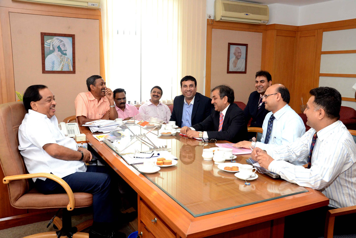 MINISTER NARAYANRAO RANE AT MANTRALAYA.
