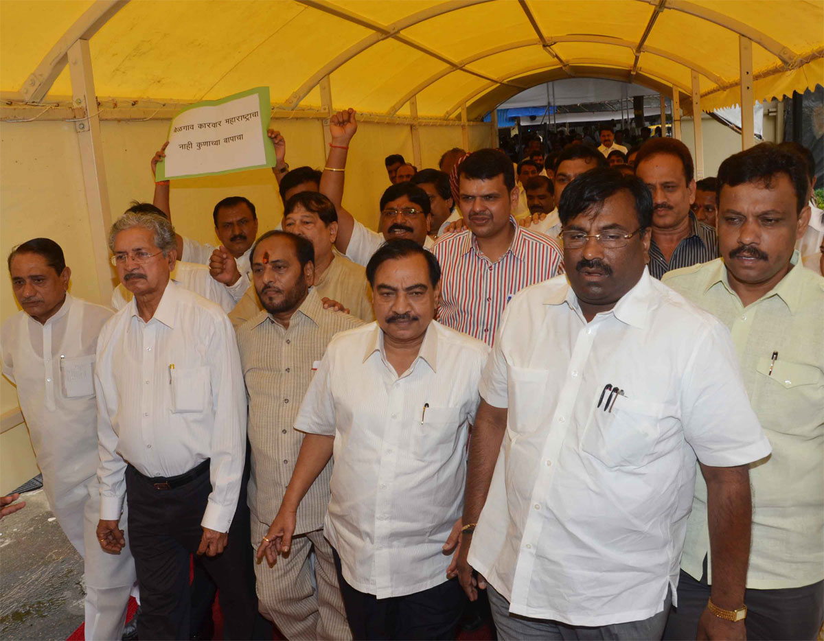 1ST DAY OF MAHARASHTRA MONSOON SESSION IN MUMBAI.