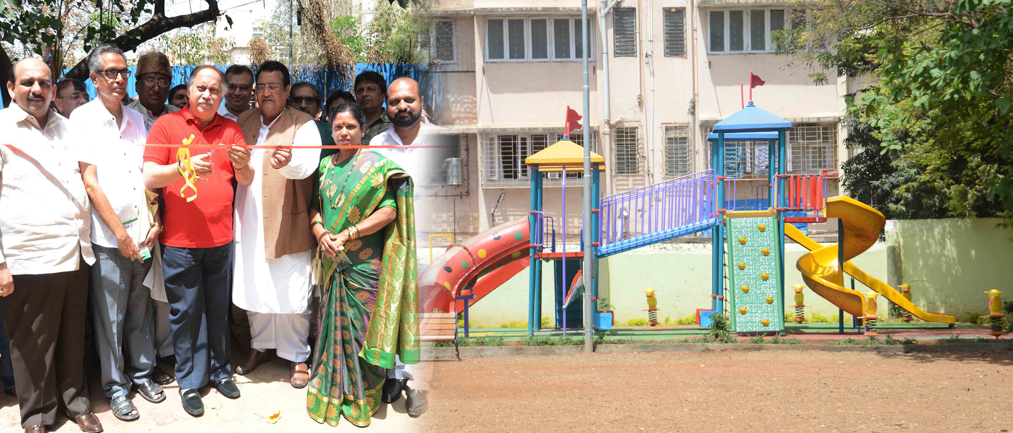 AICC Gen Sec.CWC Member & Former MP Gurudas Kamat Inaugurated Play Ground at  Andheri.