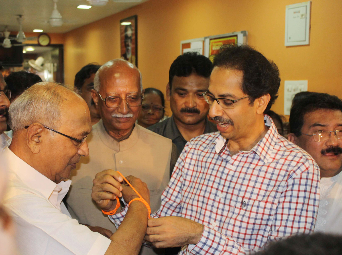Shivsena President Uddhav Thakarey at Shakha-203 Lalabaugh.