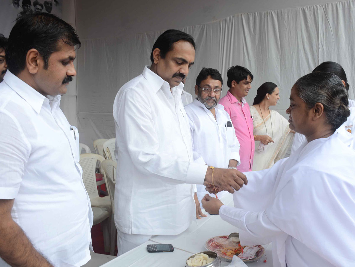 Raksha Bandhan in Mumbai.