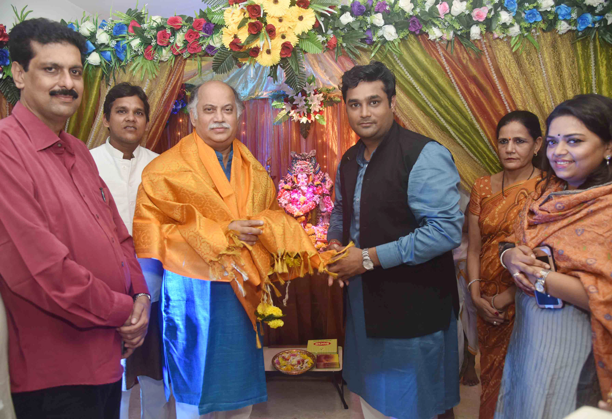Ganpati Bappa Moorya # Congress Leader Ex.Union Minister & Ex.MP Gurudas Kamat.
