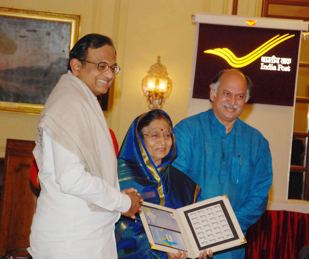STAMP RELEASE FUNCTION AT RASHTRAPATI BHAVAN.