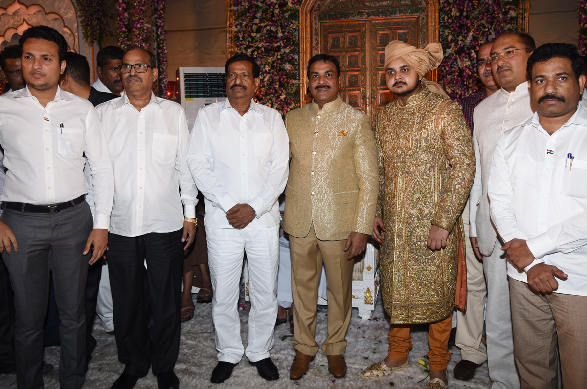 MLA & Former Cabinet Minister Mohd.Arif Naseem Khan Son Mohd. Aamir Khan Weds Sahab Malika Reception Ceremony at Bandra BKC.