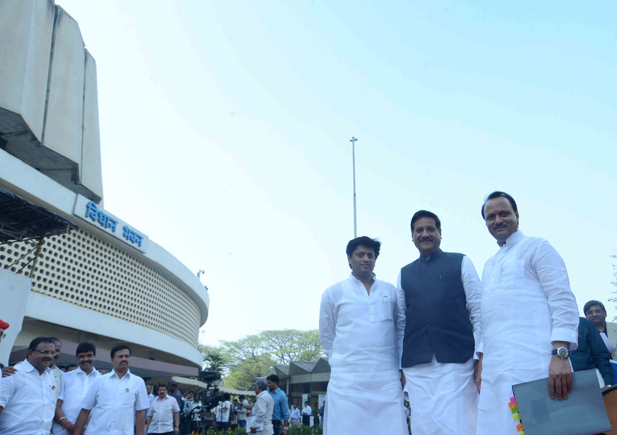 Budget Session Day at Vidhan Bhavan Mumbai.